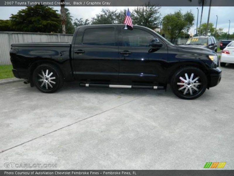 Black / Graphite Gray 2007 Toyota Tundra Limited CrewMax