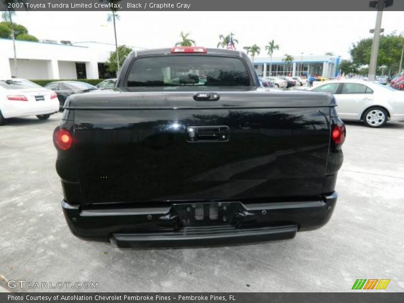 Black / Graphite Gray 2007 Toyota Tundra Limited CrewMax
