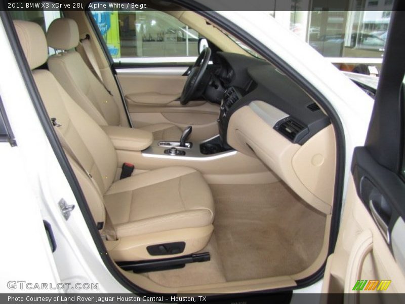 Alpine White / Beige 2011 BMW X3 xDrive 28i