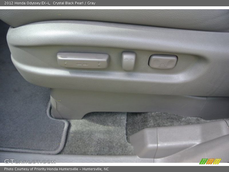 Crystal Black Pearl / Gray 2012 Honda Odyssey EX-L