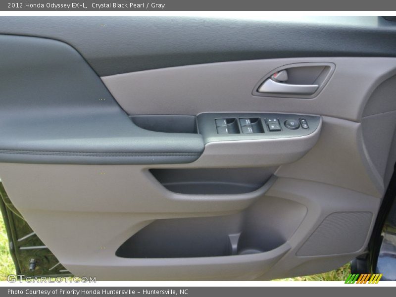 Crystal Black Pearl / Gray 2012 Honda Odyssey EX-L