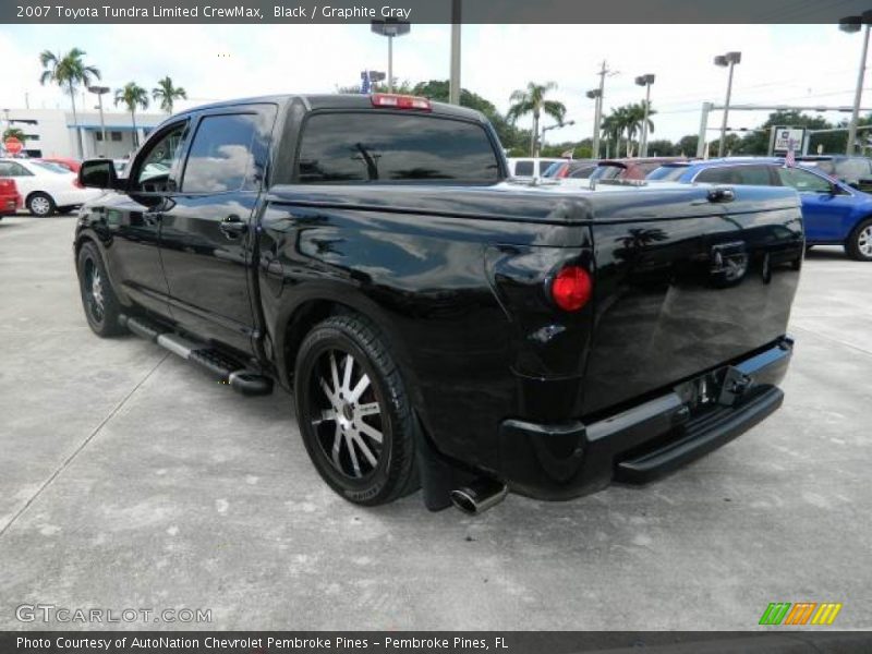 Black / Graphite Gray 2007 Toyota Tundra Limited CrewMax