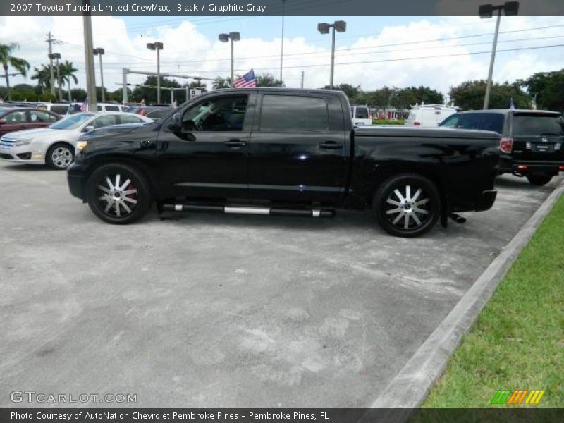 Black / Graphite Gray 2007 Toyota Tundra Limited CrewMax