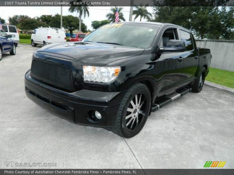 Black / Graphite Gray 2007 Toyota Tundra Limited CrewMax