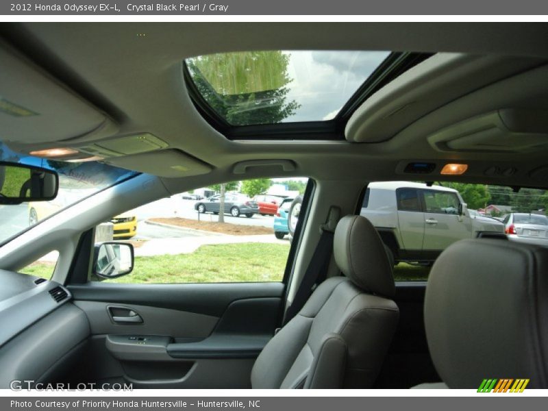 Crystal Black Pearl / Gray 2012 Honda Odyssey EX-L
