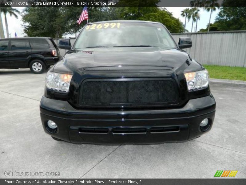 Black / Graphite Gray 2007 Toyota Tundra Limited CrewMax