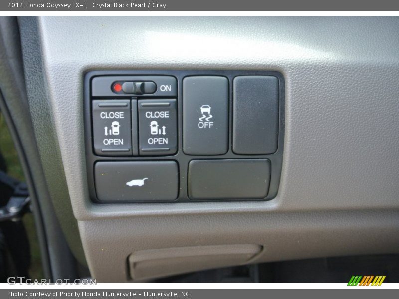 Crystal Black Pearl / Gray 2012 Honda Odyssey EX-L