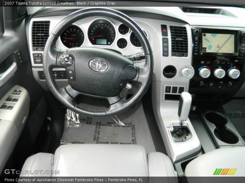 Black / Graphite Gray 2007 Toyota Tundra Limited CrewMax