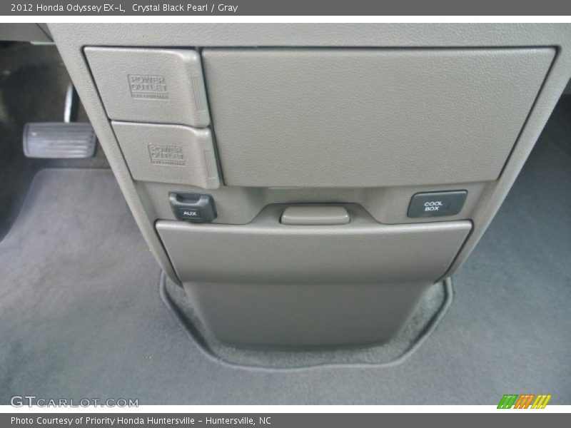 Crystal Black Pearl / Gray 2012 Honda Odyssey EX-L