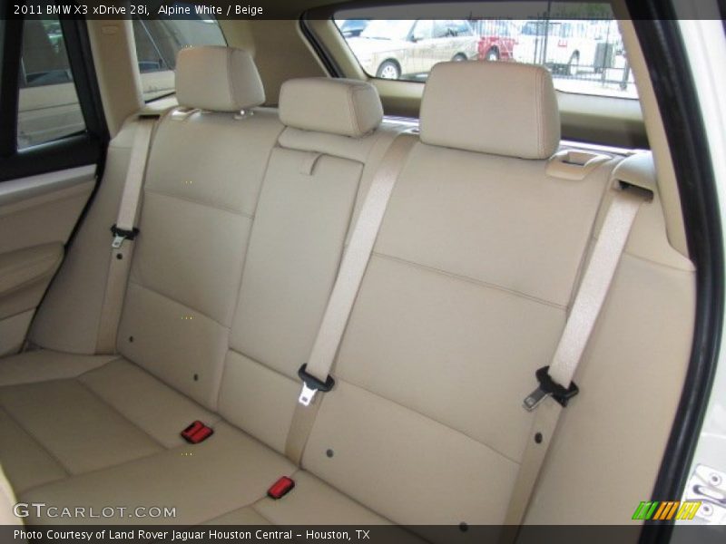 Alpine White / Beige 2011 BMW X3 xDrive 28i