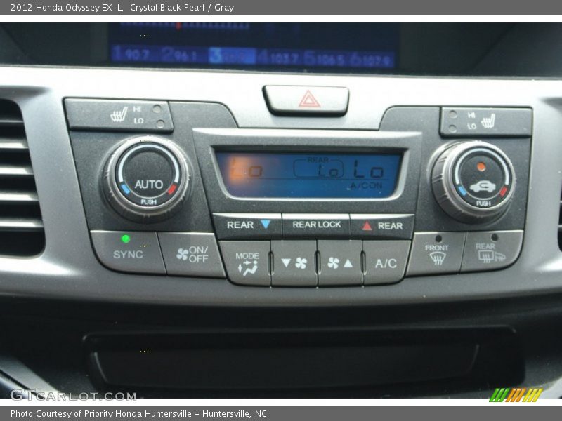 Crystal Black Pearl / Gray 2012 Honda Odyssey EX-L