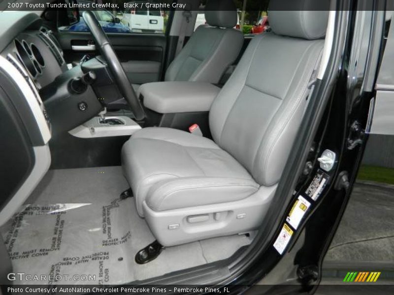 Black / Graphite Gray 2007 Toyota Tundra Limited CrewMax