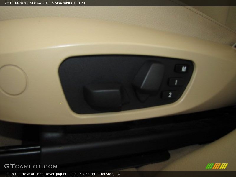 Alpine White / Beige 2011 BMW X3 xDrive 28i