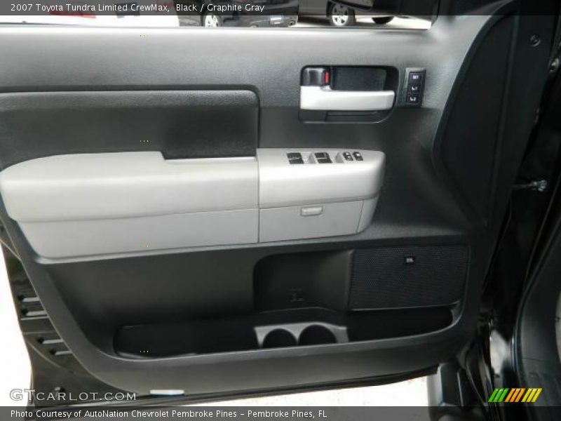Black / Graphite Gray 2007 Toyota Tundra Limited CrewMax