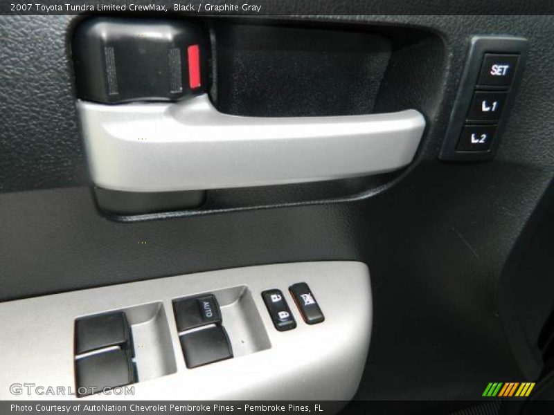 Black / Graphite Gray 2007 Toyota Tundra Limited CrewMax