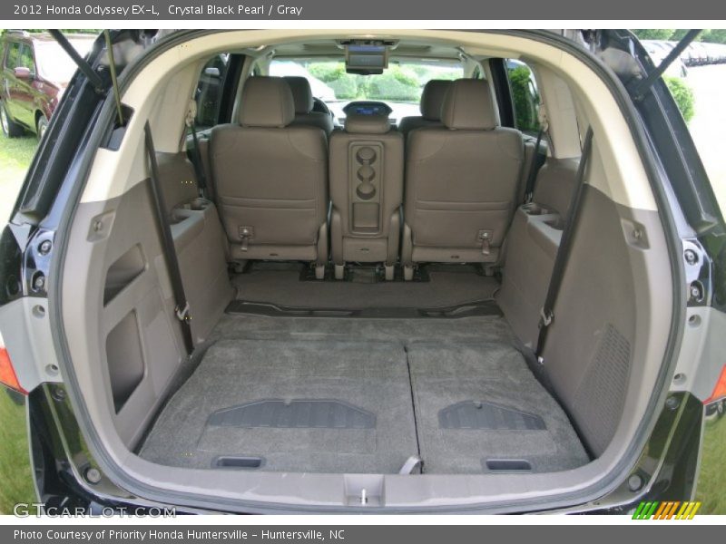 Crystal Black Pearl / Gray 2012 Honda Odyssey EX-L