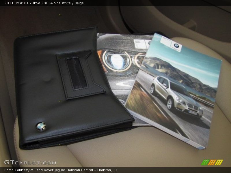 Alpine White / Beige 2011 BMW X3 xDrive 28i