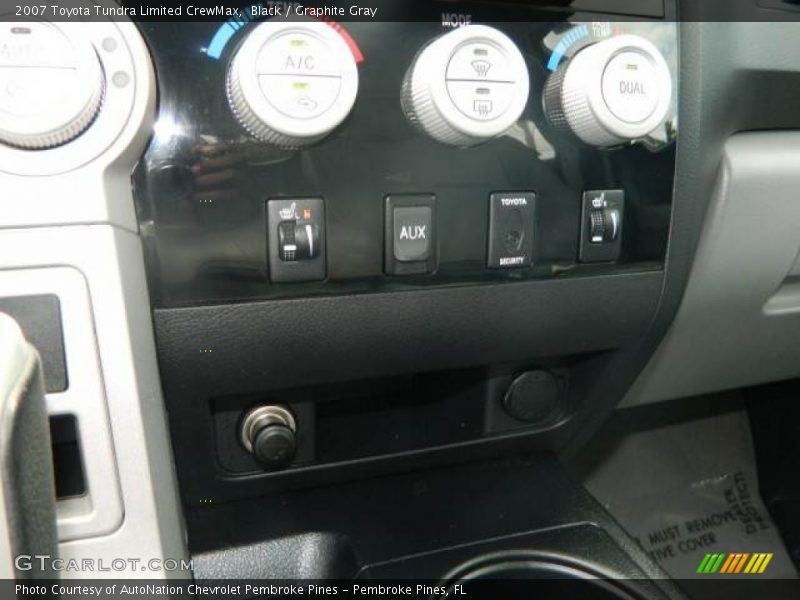 Black / Graphite Gray 2007 Toyota Tundra Limited CrewMax