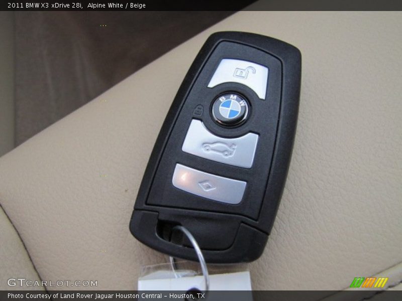 Alpine White / Beige 2011 BMW X3 xDrive 28i