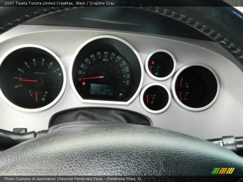 Black / Graphite Gray 2007 Toyota Tundra Limited CrewMax