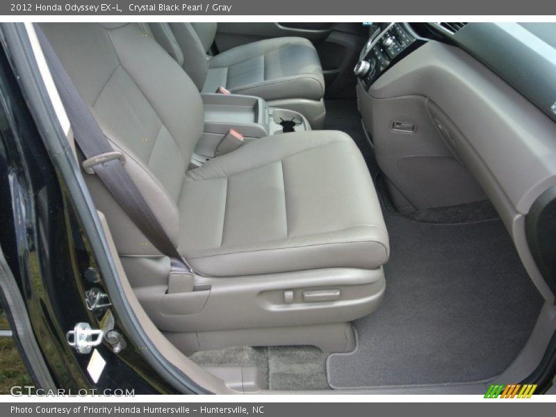 Crystal Black Pearl / Gray 2012 Honda Odyssey EX-L