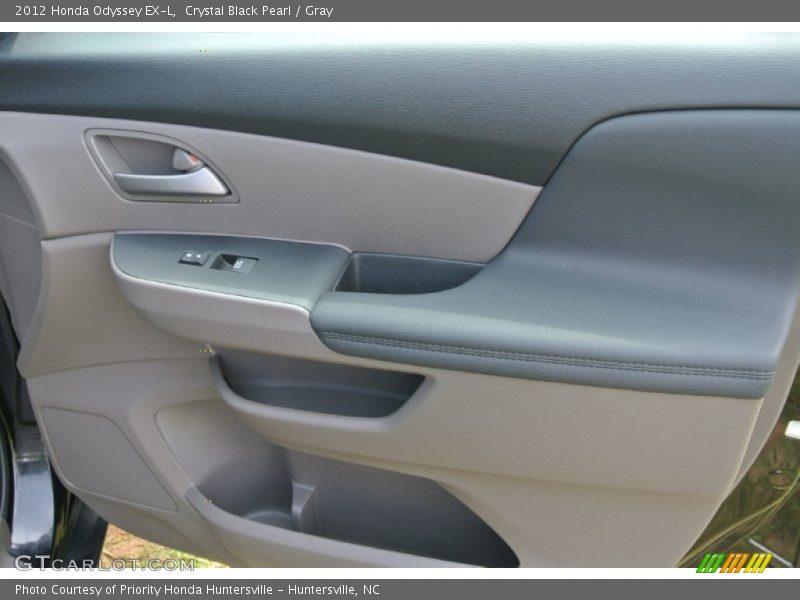 Crystal Black Pearl / Gray 2012 Honda Odyssey EX-L