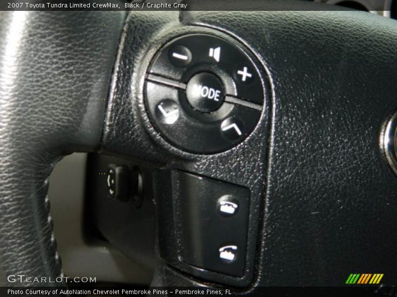 Black / Graphite Gray 2007 Toyota Tundra Limited CrewMax