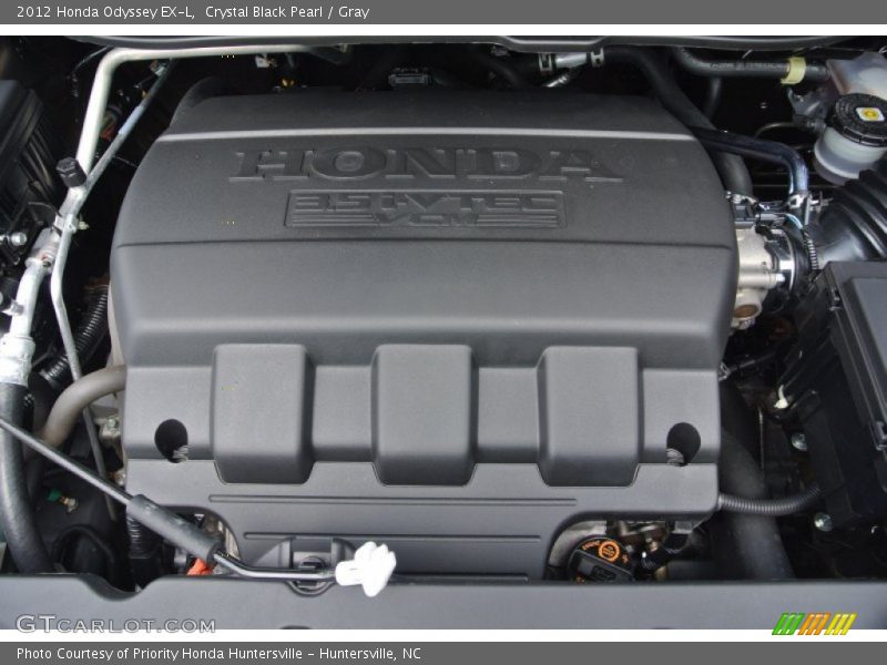 Crystal Black Pearl / Gray 2012 Honda Odyssey EX-L