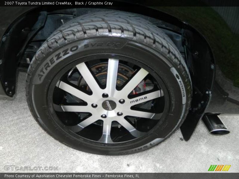 Black / Graphite Gray 2007 Toyota Tundra Limited CrewMax