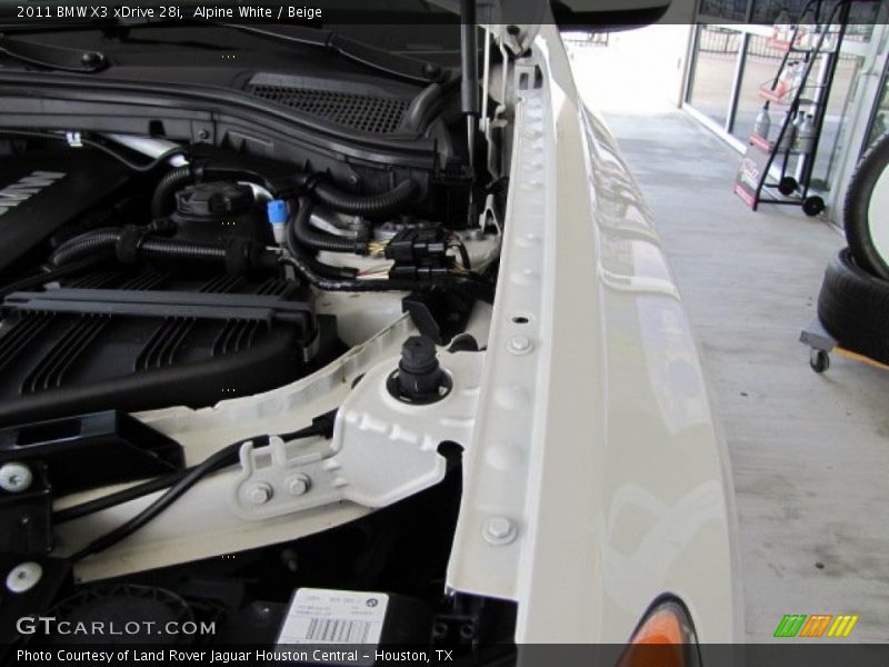 Alpine White / Beige 2011 BMW X3 xDrive 28i