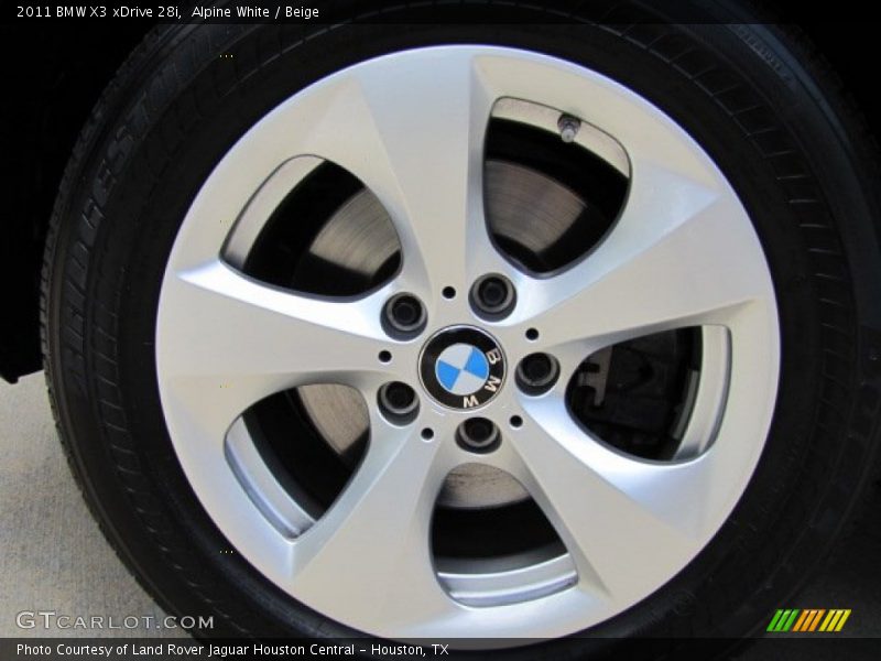 Alpine White / Beige 2011 BMW X3 xDrive 28i
