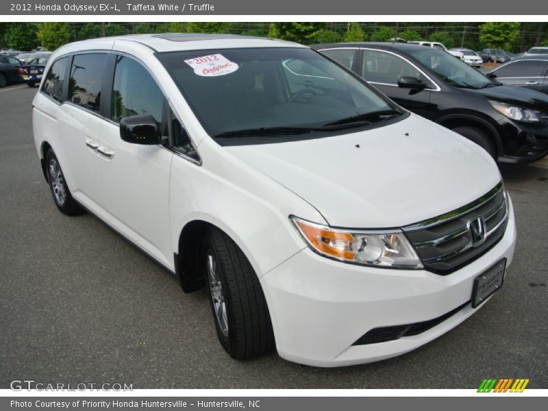 Taffeta White / Truffle 2012 Honda Odyssey EX-L