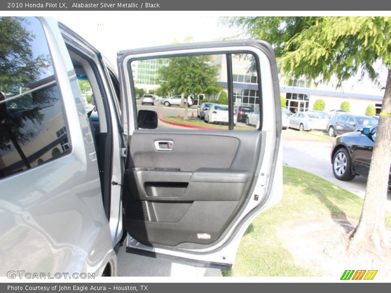 Alabaster Silver Metallic / Black 2010 Honda Pilot LX