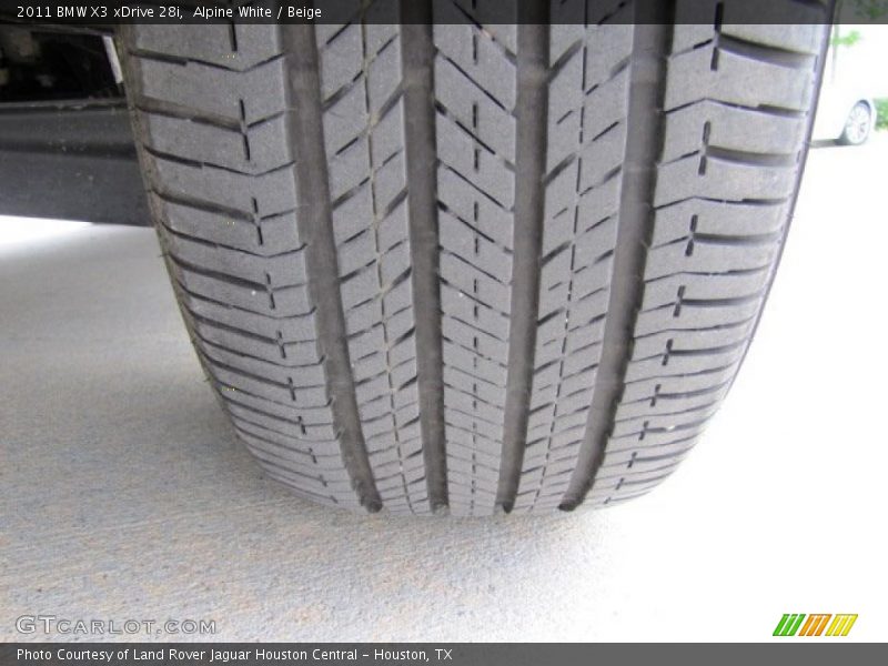 Alpine White / Beige 2011 BMW X3 xDrive 28i