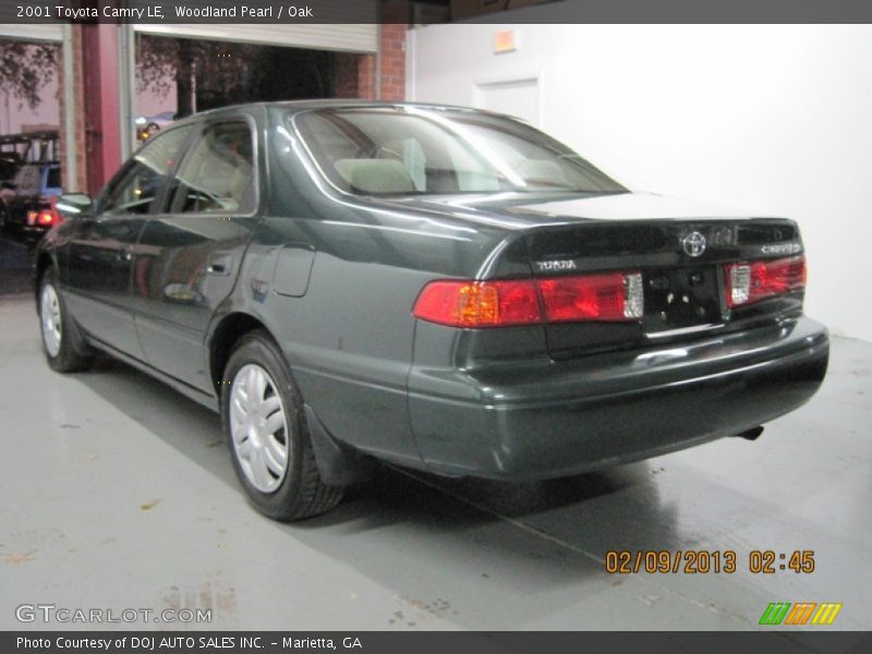 Woodland Pearl / Oak 2001 Toyota Camry LE