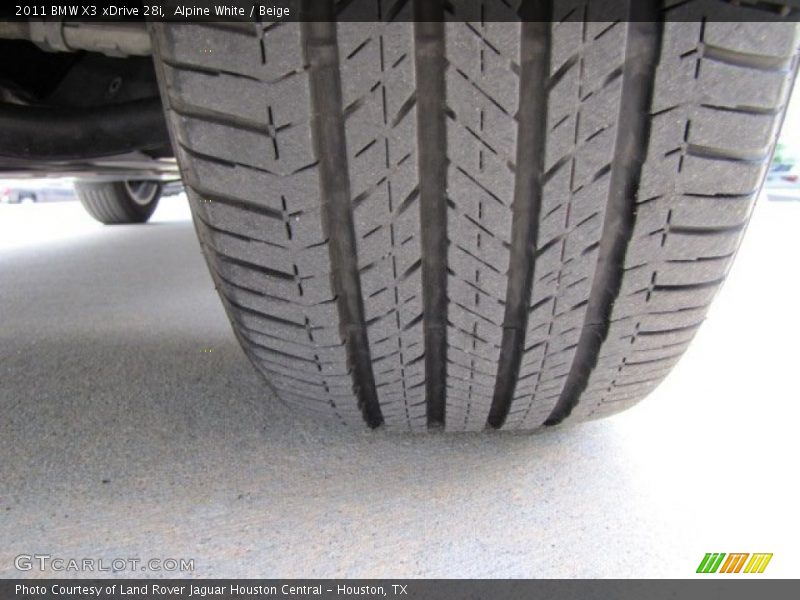 Alpine White / Beige 2011 BMW X3 xDrive 28i