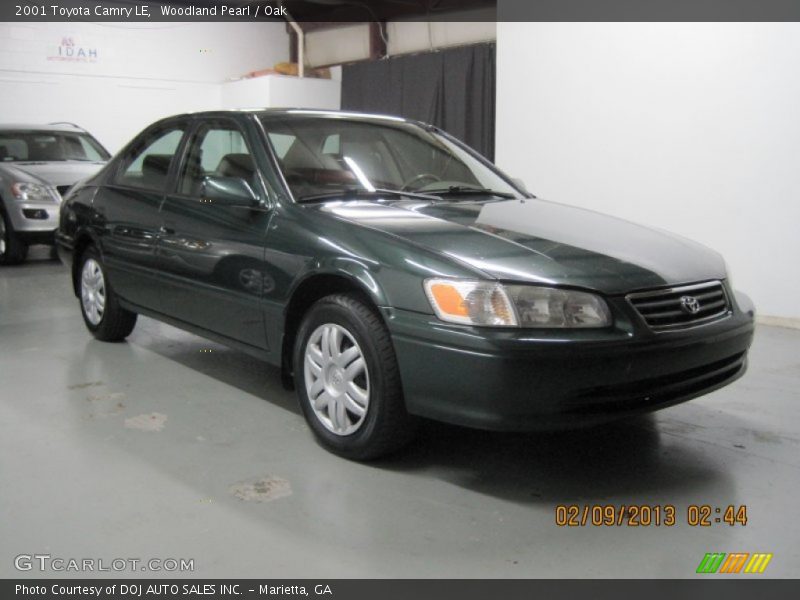 Woodland Pearl / Oak 2001 Toyota Camry LE