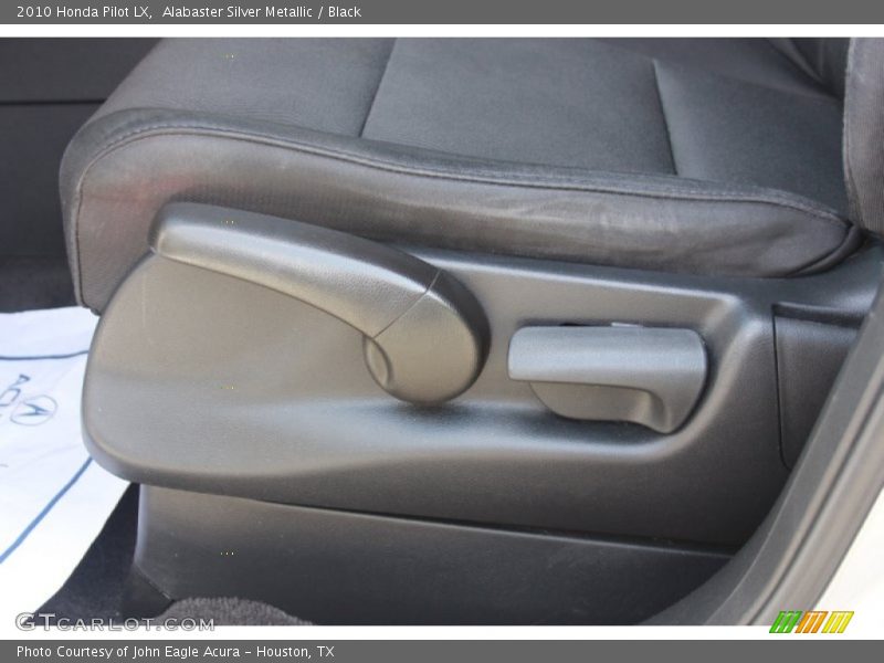 Alabaster Silver Metallic / Black 2010 Honda Pilot LX