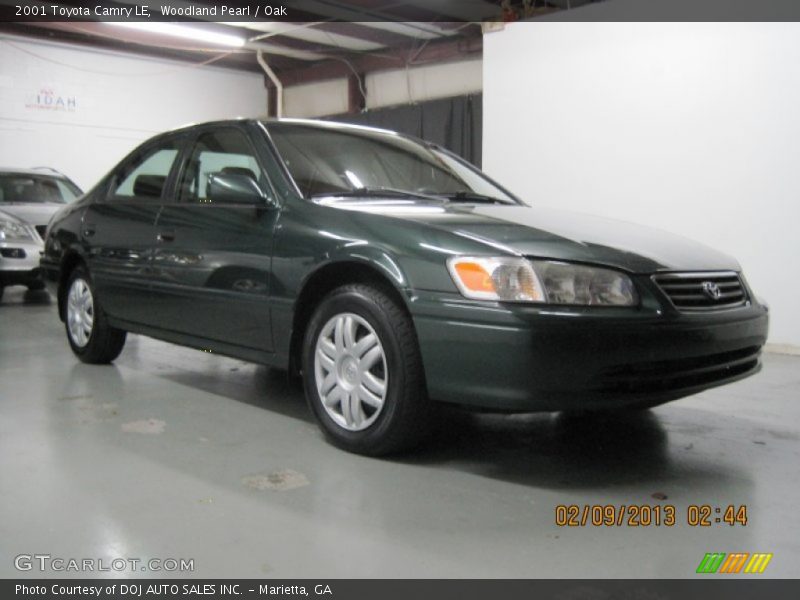 Woodland Pearl / Oak 2001 Toyota Camry LE