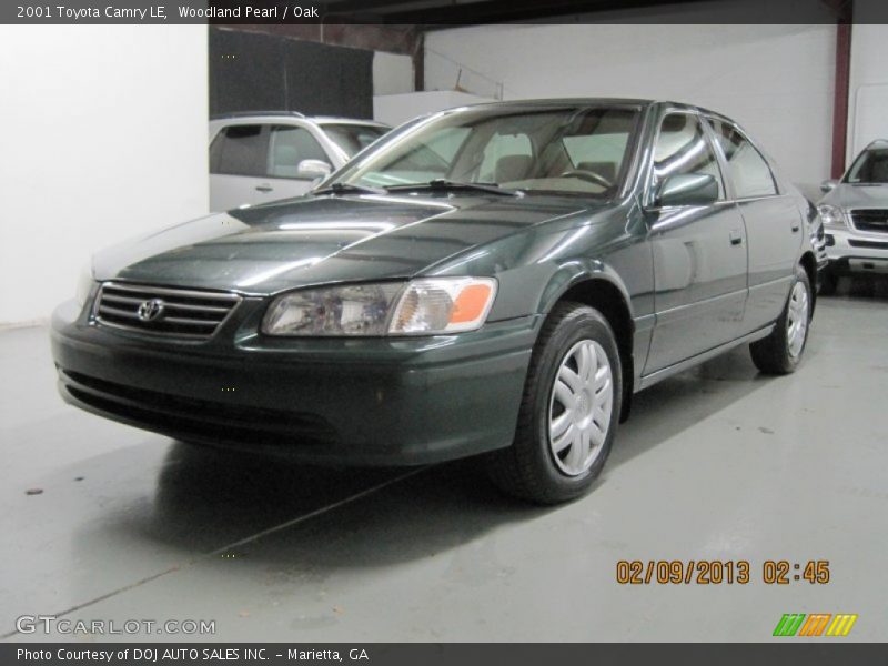 Woodland Pearl / Oak 2001 Toyota Camry LE