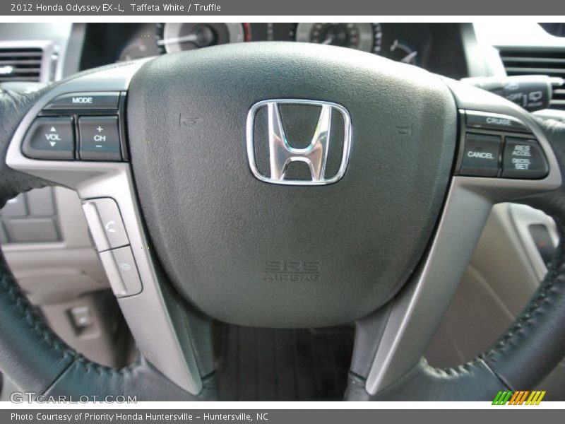 Taffeta White / Truffle 2012 Honda Odyssey EX-L