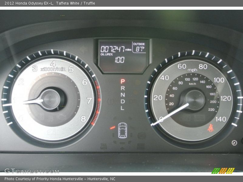 Taffeta White / Truffle 2012 Honda Odyssey EX-L