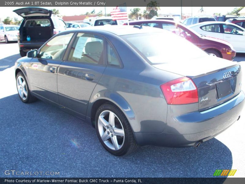 Dolphin Grey Metallic / Grey 2005 Audi A4 1.8T Sedan
