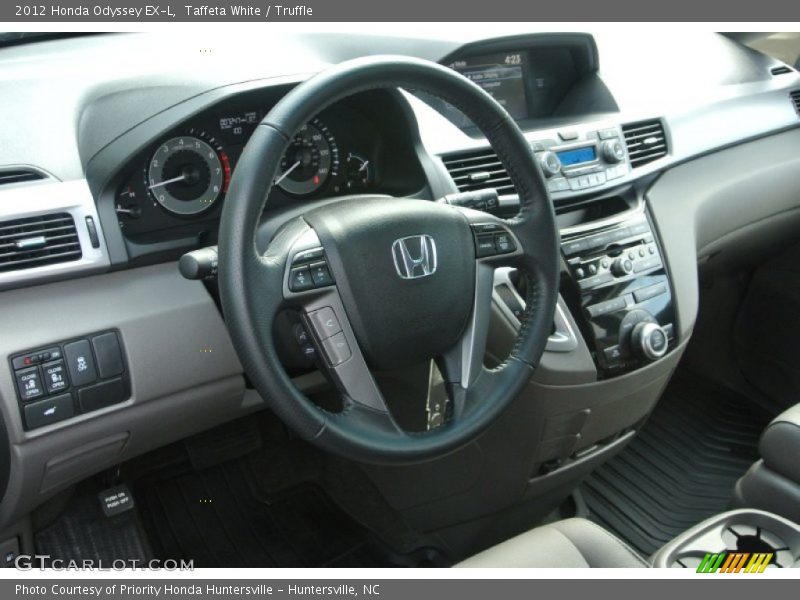 Taffeta White / Truffle 2012 Honda Odyssey EX-L