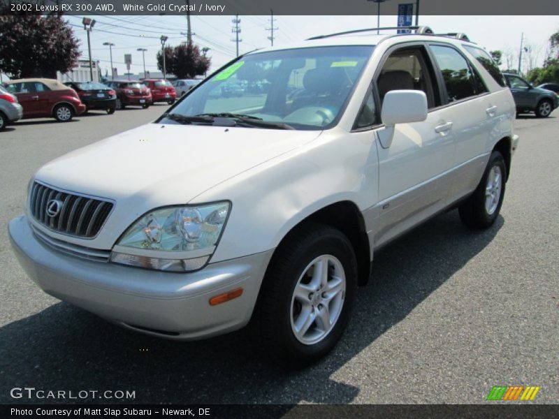 White Gold Crystal / Ivory 2002 Lexus RX 300 AWD