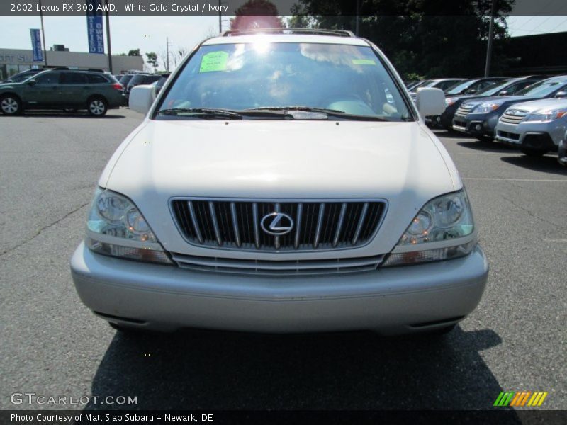 White Gold Crystal / Ivory 2002 Lexus RX 300 AWD