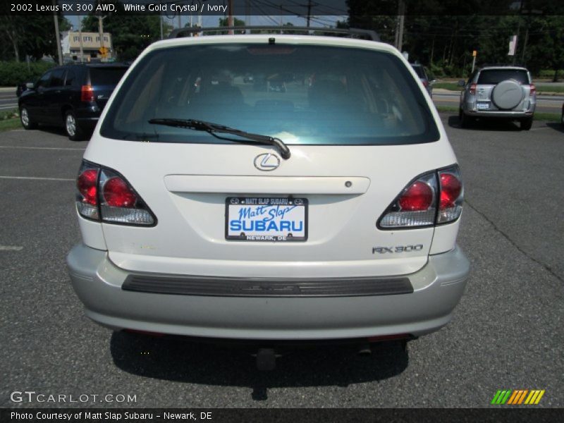 White Gold Crystal / Ivory 2002 Lexus RX 300 AWD