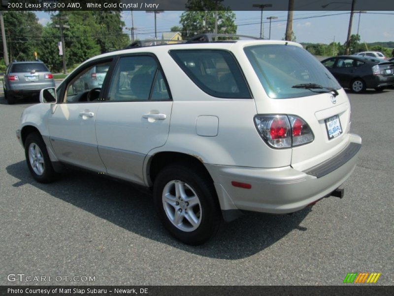 White Gold Crystal / Ivory 2002 Lexus RX 300 AWD