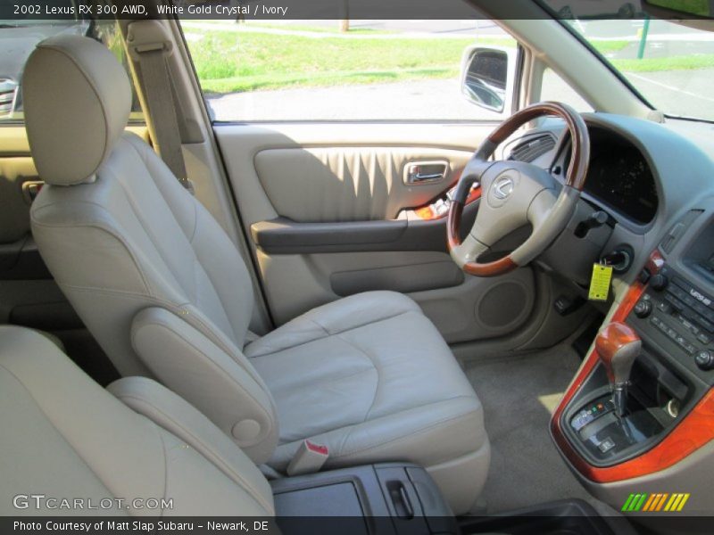 White Gold Crystal / Ivory 2002 Lexus RX 300 AWD