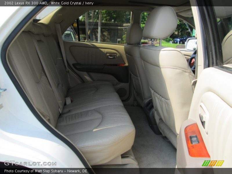 Rear Seat of 2002 RX 300 AWD